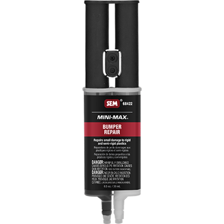SEM MINI-MAX™ 68422 Low VOC Bumper Repair, 1 oz Cartridge, 5 min Application, 1 hr Curing - Jerzyautopaint.com