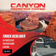 CANYON BED LINER BLACK 1 US GAL 2K ACRYLIC - Jerzyautopaint.com