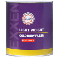 Exxen Coatings Light Weight Gold Body Filler w/tube cream hardener