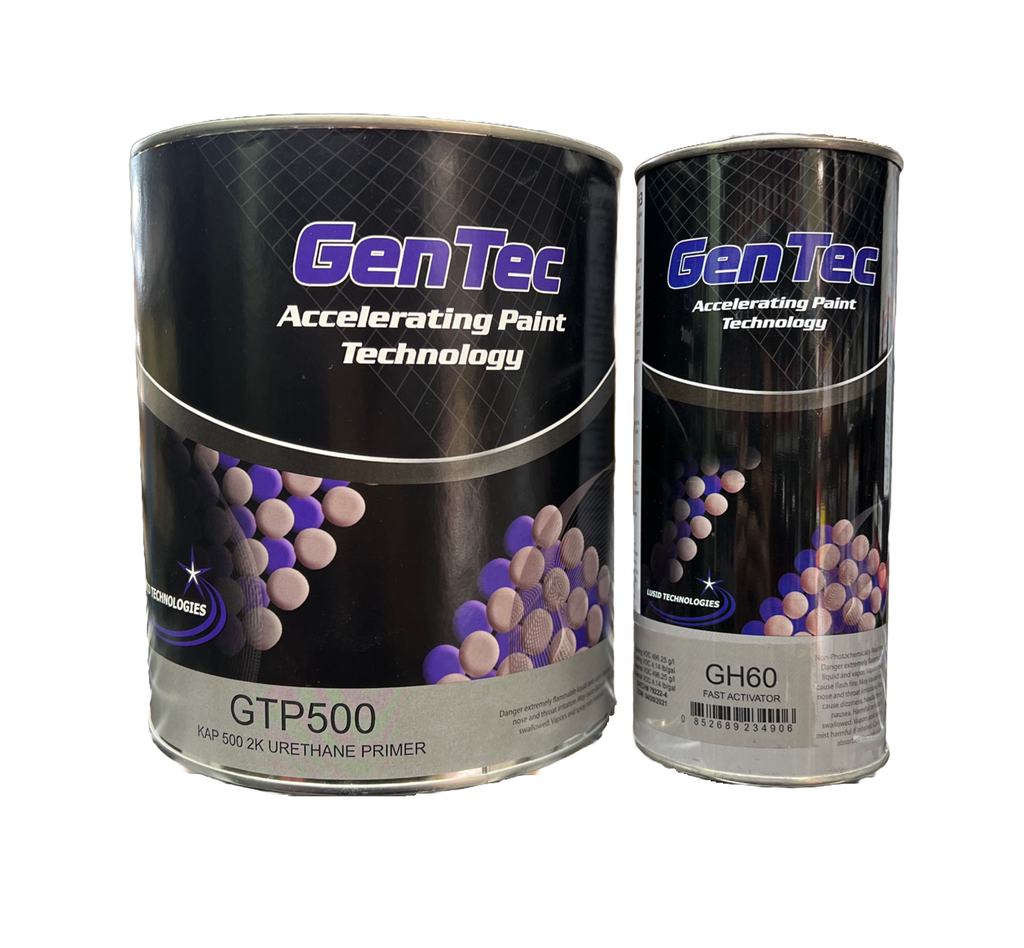 GenTec GTP500 High Build 2K Urethane Primer, Gallon Kit, Gray, 41