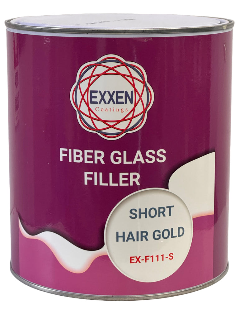 Exxen Coatings Fiberglass Filler Short Hair Gold