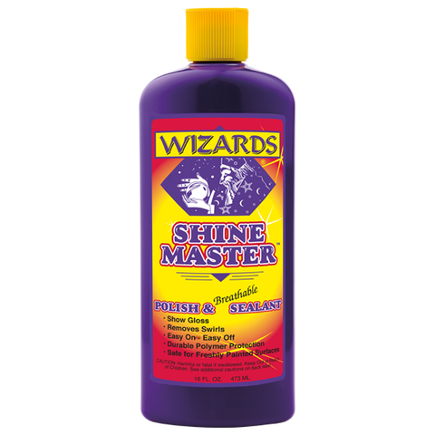 WIZARDS, Shine Master Polish&Breathable Sealant - 16 oz - Jerzyautopaint.com