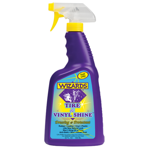 Wizards 11055 Tire & Vinyl Shine Dressing and Protectant - 22 OZ - Jerzyautopaint.com