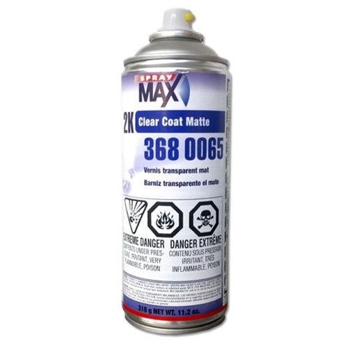 White Spray Paint SprayMax 2K Glamour High Gloss Aerosol Clear - Foto 8