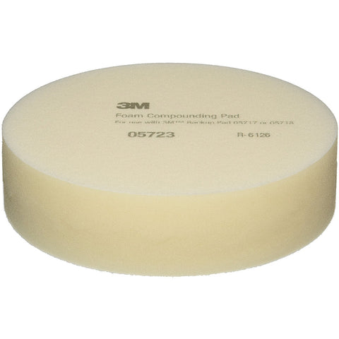 3M 05723 - 8" Foam Compounding Pad, Pack of 2 Pads - Jerzyautopaint.com