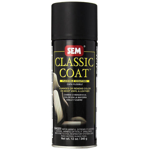 SEM 17503 Classic Coat Limo Flat Black - 12 oz. - Jerzyautopaint.com