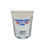 Finish-Rite Quart Paint Mixing Cups with calibrated mixing ratios (box of 100 cups) - Jerzyautopaint.com