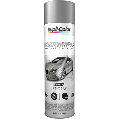 DUPLICOLOR CUSTOM WRAP JET GRAY 14OZ - Jerzyautopaint.com