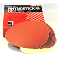 Indasa 600-100 Rhynostick Redline Sandpaper 6" Sanding Discs 100/BOX - Jerzyautopaint.com