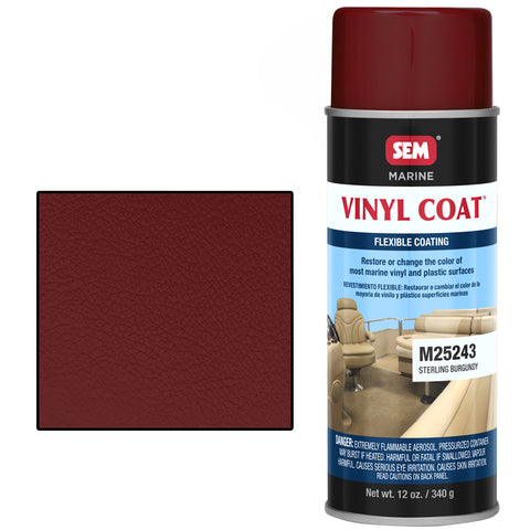 SEM-M25243 VINYL COAT™ STERLING BURGANDY - Jerzyautopaint.com