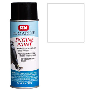 SEM-M25503 EVINRUDE WHITE ENGINE PAINT - Jerzyautopaint.com