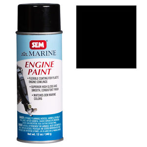 SEM-M25513 MERCURY PHANTOM BLACK ENGINE PAINT - Jerzyautopaint.com
