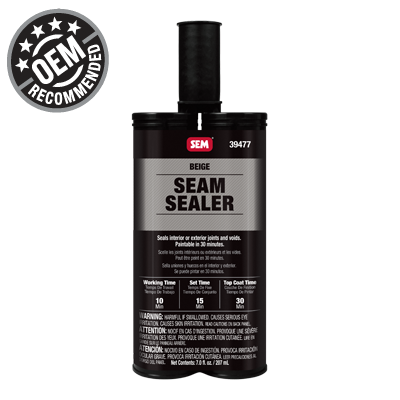 SEM-39477 BEIGE SEAM SEALER - 7 OZ - Jerzyautopaint.com