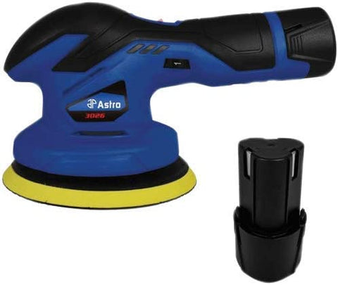 Astro Pneumatic® 3026 Cordless Variable Speed Palm Polisher, 6 in Dia Pad - Jerzyautopaint.com