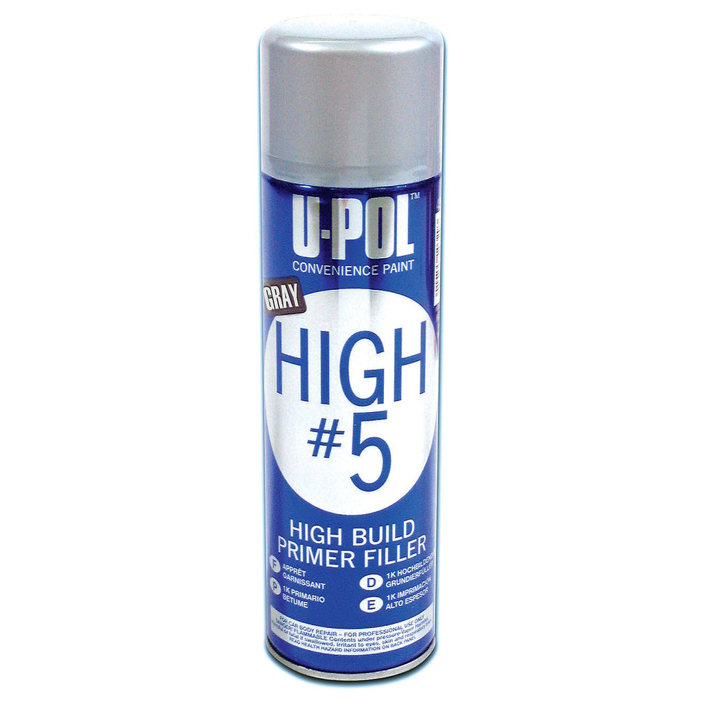 UPol HIGH 5 Ready to Use 1K High Build Primer, White/Gray/Beige