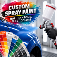 Custom Spray Paint RAL, PANTONE, FLEET COLORS