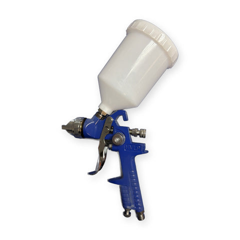 Finish-Rite H-827P HVLP gravity feed spray gun with 600ml cup