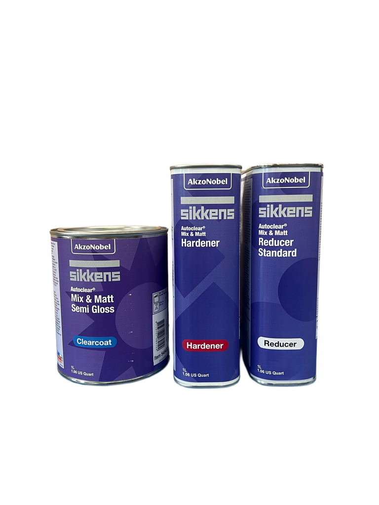 Sikkens Autoclear Mix & Matt SemiGloss, 1 Liter Kit w/Hardener and