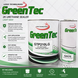 GreenTec GTP210 High Build 2K Urethane Sealer, 4:1, Gallon Kit