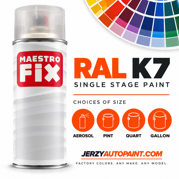 RAL K7 SINGLE STAGE PAINT - AEROSOL OR CAN (SPRAY OR ROLL ON)