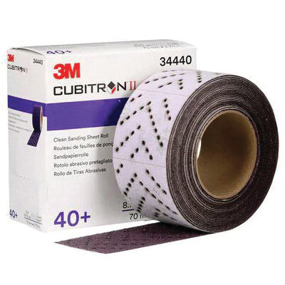 Cubitron™ II 34440 40+ Clean Sanding Sheet Roll ,Hookit Ceramic Abrasive - Jerzyautopaint.com