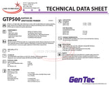 GenTec GTP500 High Build 2K Urethane Primer, Gallon Kit, Gray, 4:1 Mixing