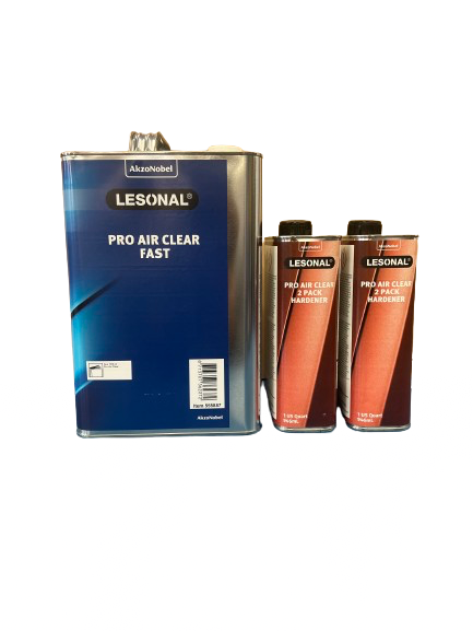Lesonal Pro Air Clear Fast, 1 Gallon w/2 Qt Hardeners - Jerzyautopaint.com