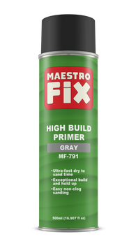 Maestro Fix High Build Aerosol Primer Gray, Black, White - Jerzyautopaint.com