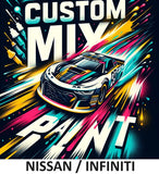 Custom Automotive Paint For NISSAN / INFINITI - Jerzyautopaint.com