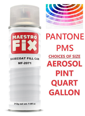 PANTONE PMS SINGLE STAGE PAINT - AEROSOL OR CAN (SPRAY OR ROLL ON) - Jerzyautopaint.com