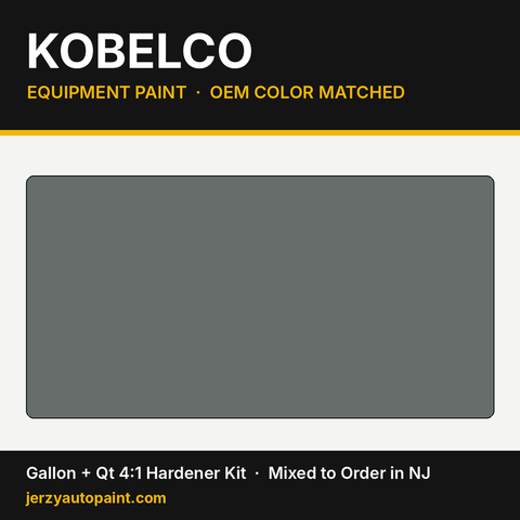 Kobelco equipment paint OEM colors