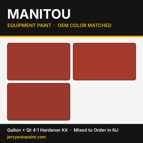 Manitou equipment paint OEM colors