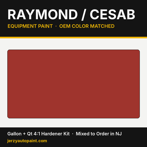 Raymond equipment paint OEM colors