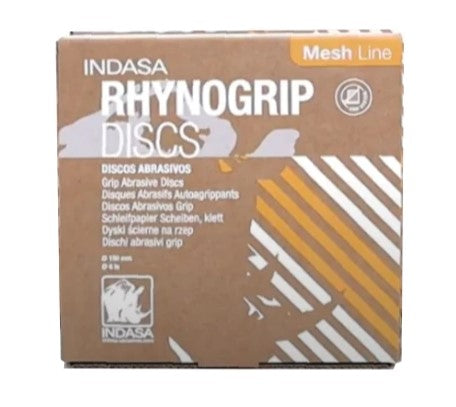 INDASA 6" RHYNOGRIP MESH LINE VACUUM SANDING DISCS - Jerzyautopaint.com