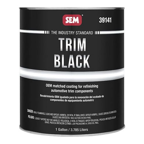 SEM-39141 Trim Black Trim Paint, 1 Gallon