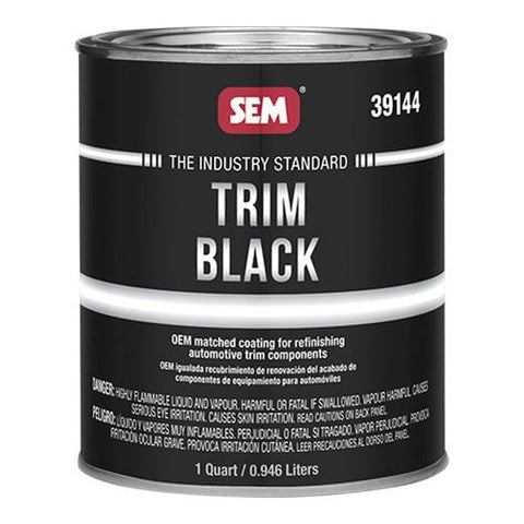 SEM-39144 Trim Black Trim Paint, 1 Quart