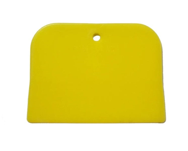 6" Reusable Plastic Spreader - Auto Body Filler Yellow Spreaders (Pack - National Supply Company