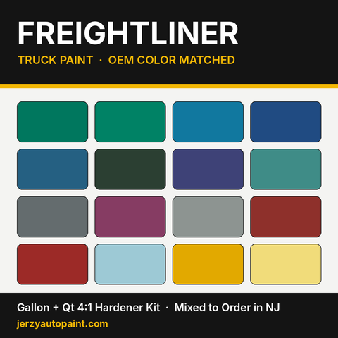 Freightliner truck paint OEM colors
