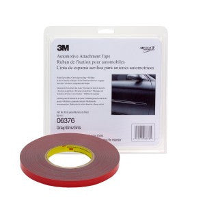 3M Automotive Attachment Tape, Gray, 1/4 in x 20 yd, 30 Mil