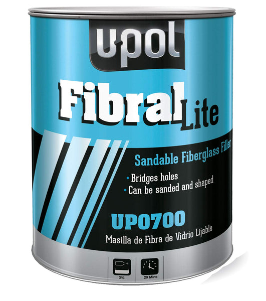 U-POL Fibral Sandable FIBERGLASS Repair Paste, UP0700 - Jerzyautopaint.com