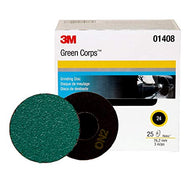 3M Green Corps Roloc Disc, 24 Grit 3" - 01408 - Jerzyautopaint.com