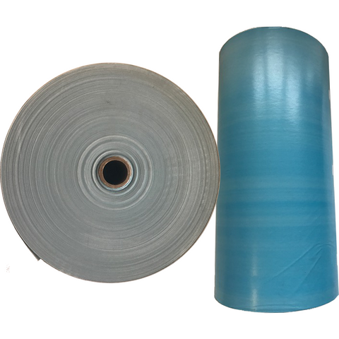 Poly Coated 18" Masking Paper, BLUE, 1500ft. - Jerzyautopaint.com
