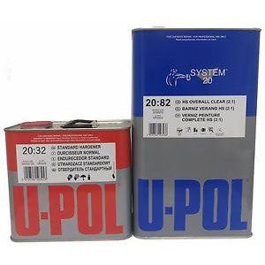 U-Pol 2K HS OVERALL CLEARCOAT 5L, UP2822, 5 Liter with Hardener - Jerzyautopaint.com