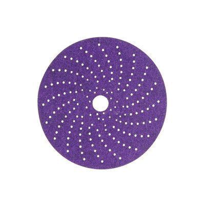 Cubitron™ II 31481 737U Sanding Abrasive Disc, 6 in Dia, 220+ Grit, Purple, Dry, Hookit™ - Jerzyautopaint.com