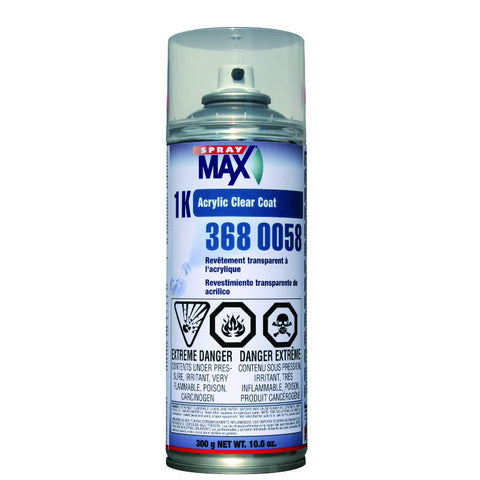 Spray Max 1K Clearcoat USC 3680058 , Aerosol, 10.6-oz - Jerzyautopaint.com