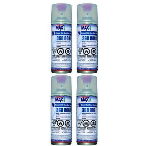 Automotive Spray Paint  2K SprayMax Clear Coat 368 0061 & Pro