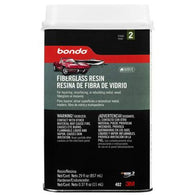 3M 402 Bondo 24 fl OZ Fiberglass Resin W/Hardener - Jerzyautopaint.com