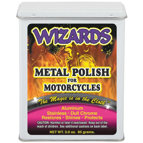 Wizards Metal Polish for Motorcycles, 22011 - Jerzyautopaint.com