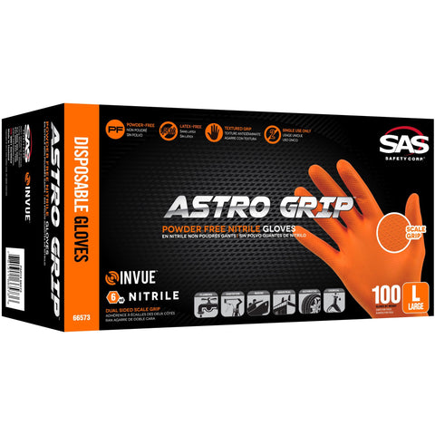 SAS Astro-Grip Nitrile Disposable Glove (Powder-Free) - Jerzyautopaint.com