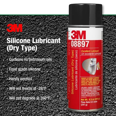 3M Silicone Lubricant Dry Version Spray 8.5 Oz Can 12/Cs - Smalley &  Company